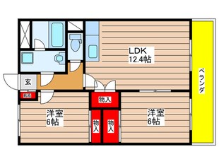 レージュ原の物件間取画像